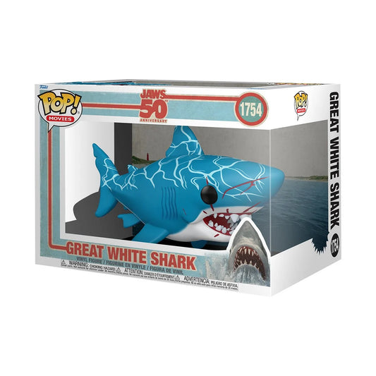 Funko Pop! Jaws 50th Anniversary Great White Shark Super 6-Inch Vinyl Figure #1754