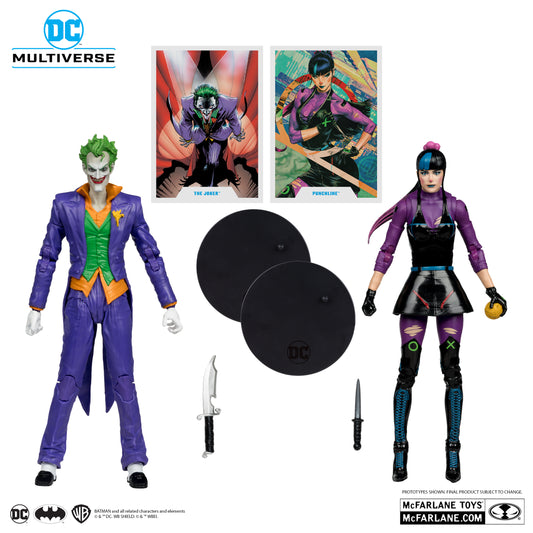 McFarlane DC Multiverse The Joker and Punchline Action Figures