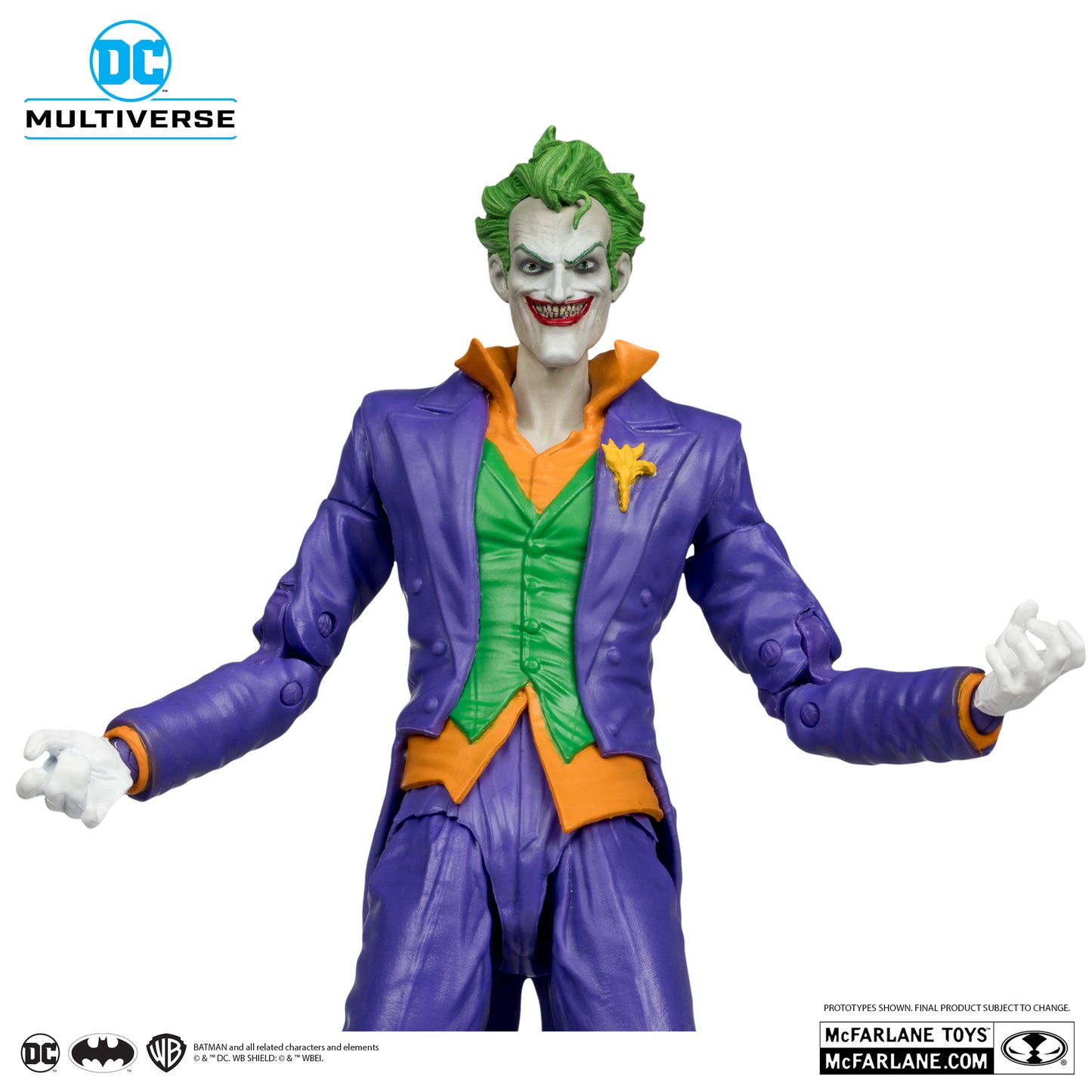 McFarlane DC Multiverse The Joker and Punchline Action Figures