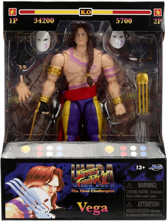 Jada Toys Ultra Street Fighter II Vega Action Figure