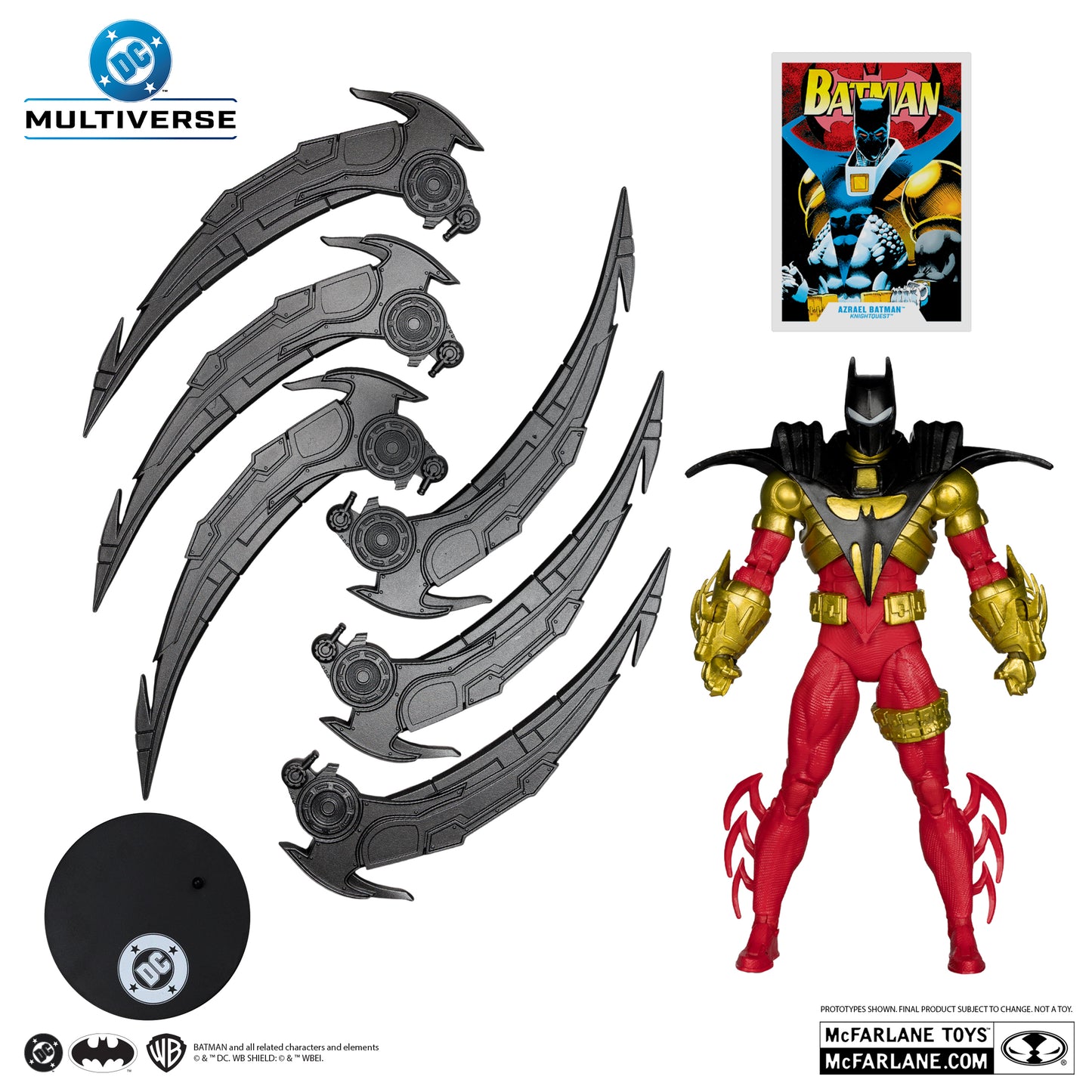McFarlane Azrael Batman - Knightquest DC Multiverse Action Figure