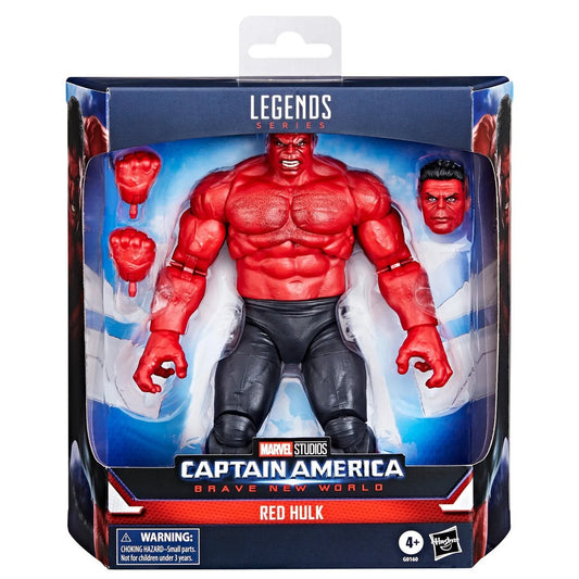 Marvel Legends Captain America: Brave New World Red Hulk Deluxe 6 Inch Action Figure