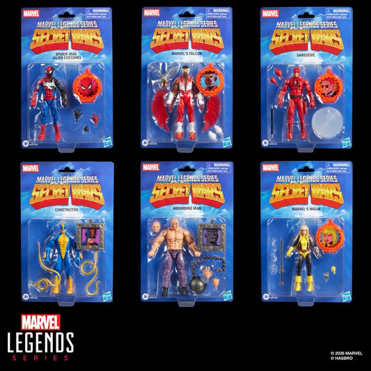 Marvel Legends Secret Wars 6-Inch Action Figures Wave 2 Case of 6