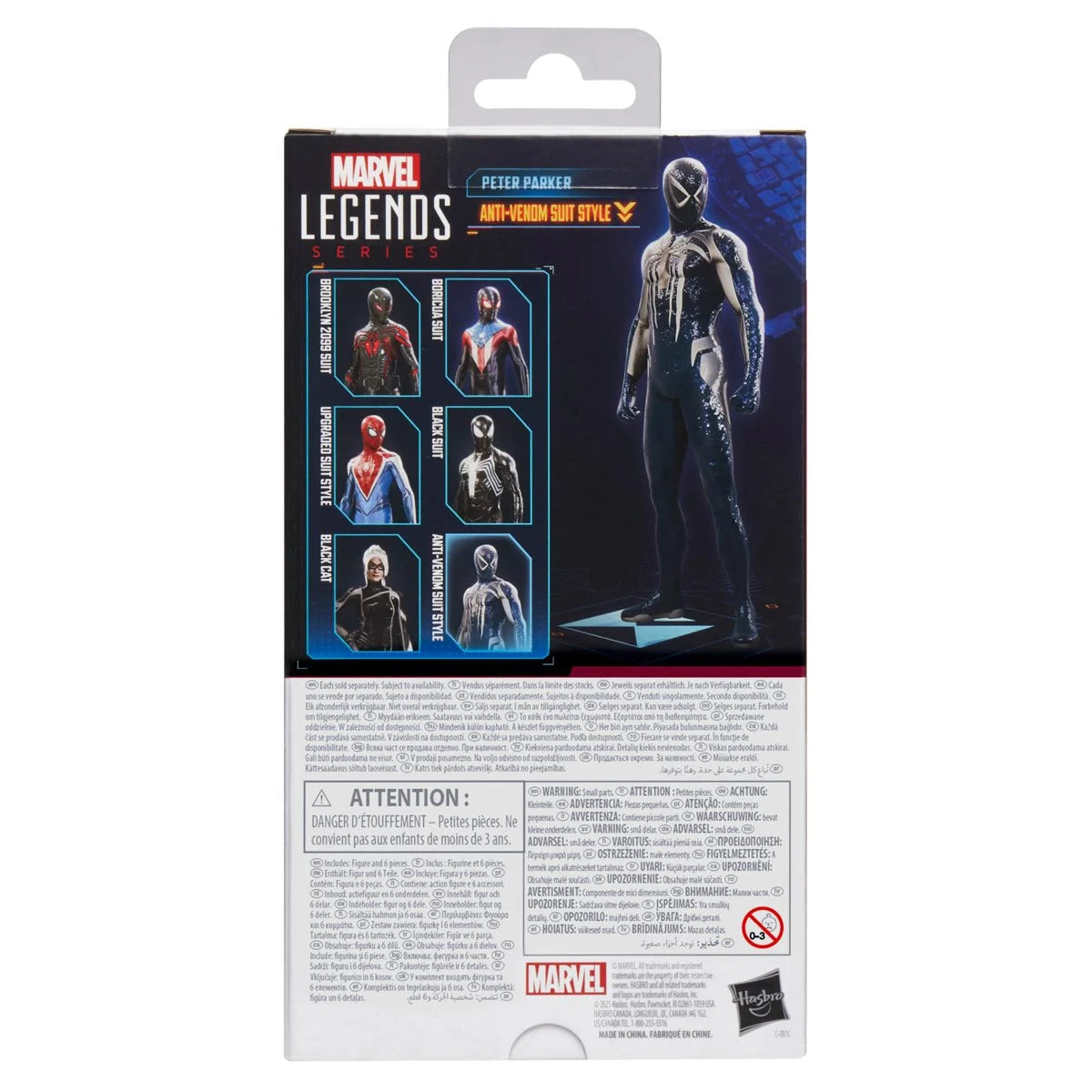 Marvel Legends Spider-Man Gamerverse Peter Parker Anti-Venom Suit Style 6-Inch Action Figure