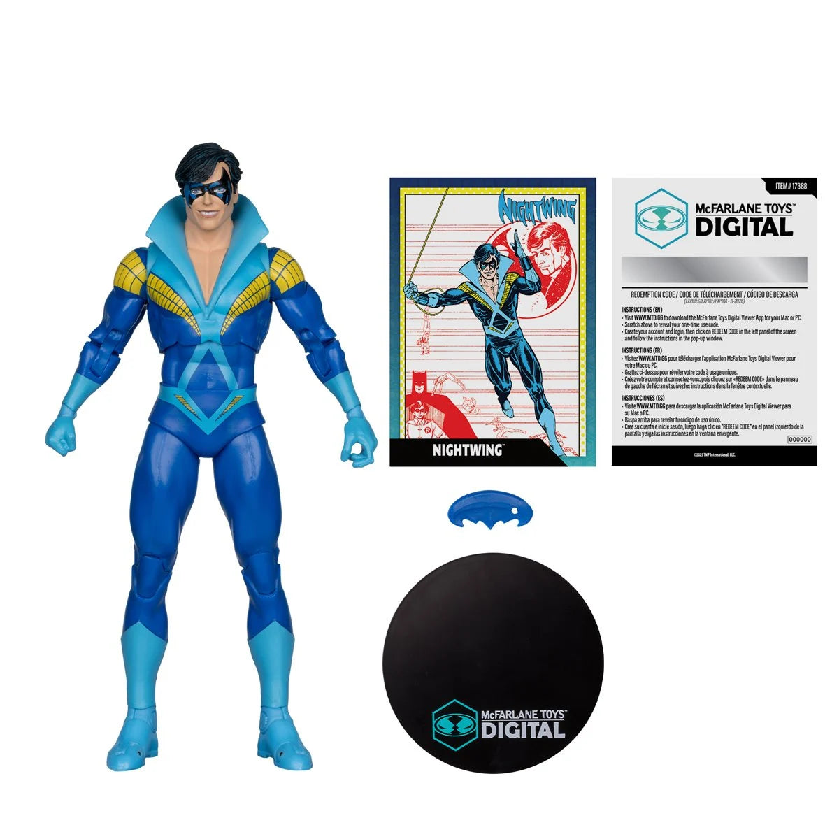 McFarlane Nightwing - Bronze Age Digital Wave Action Figure