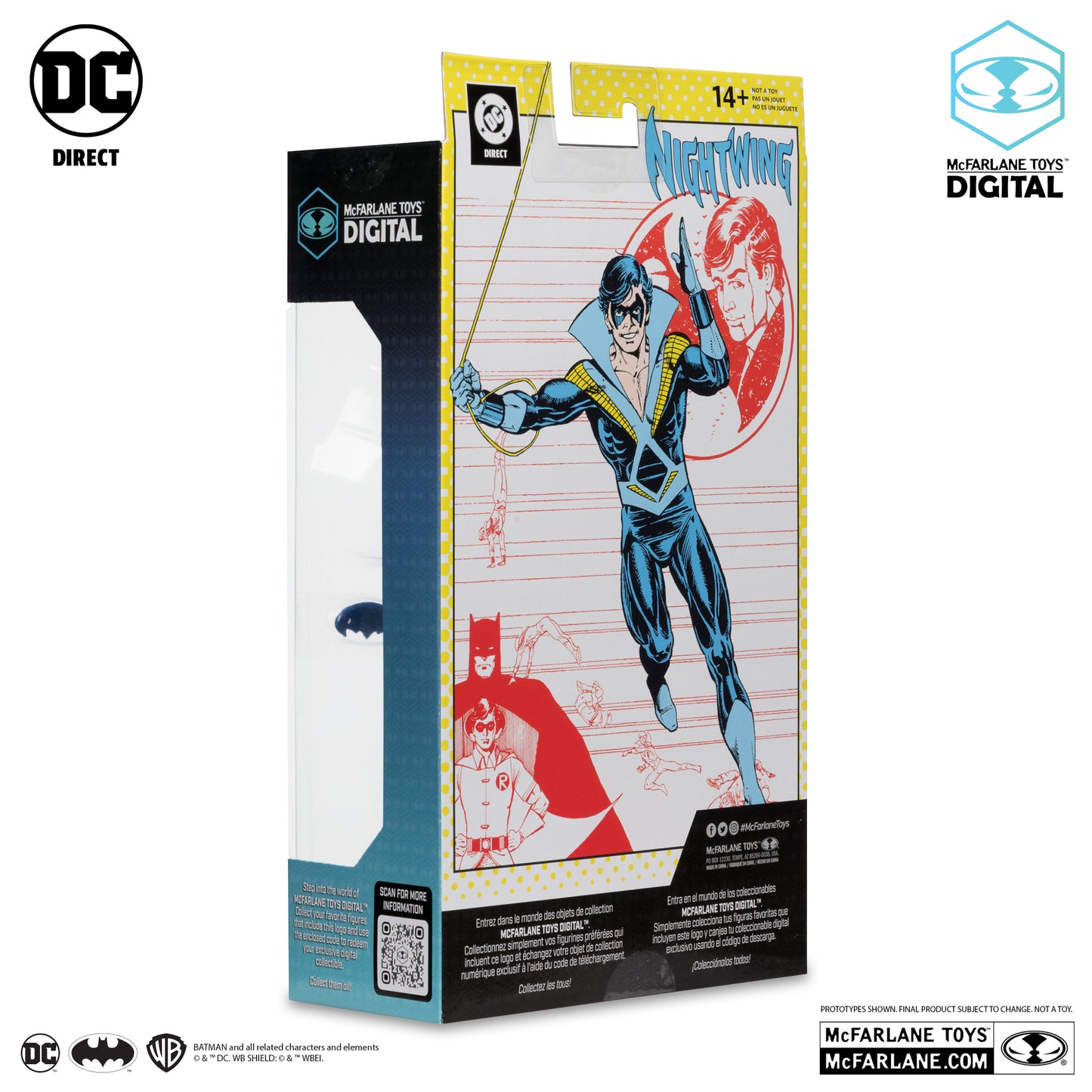 McFarlane Nightwing - Bronze Age Digital Wave Action Figure