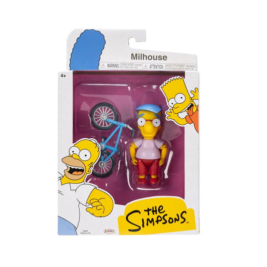 The Simpsons 5-Inch Wave 3 Milhouse with Bicycle Action Figure