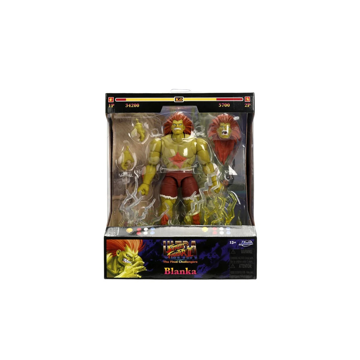 Jada Toys Ultra Street Fighter II Blanka Deluxe Action Figure