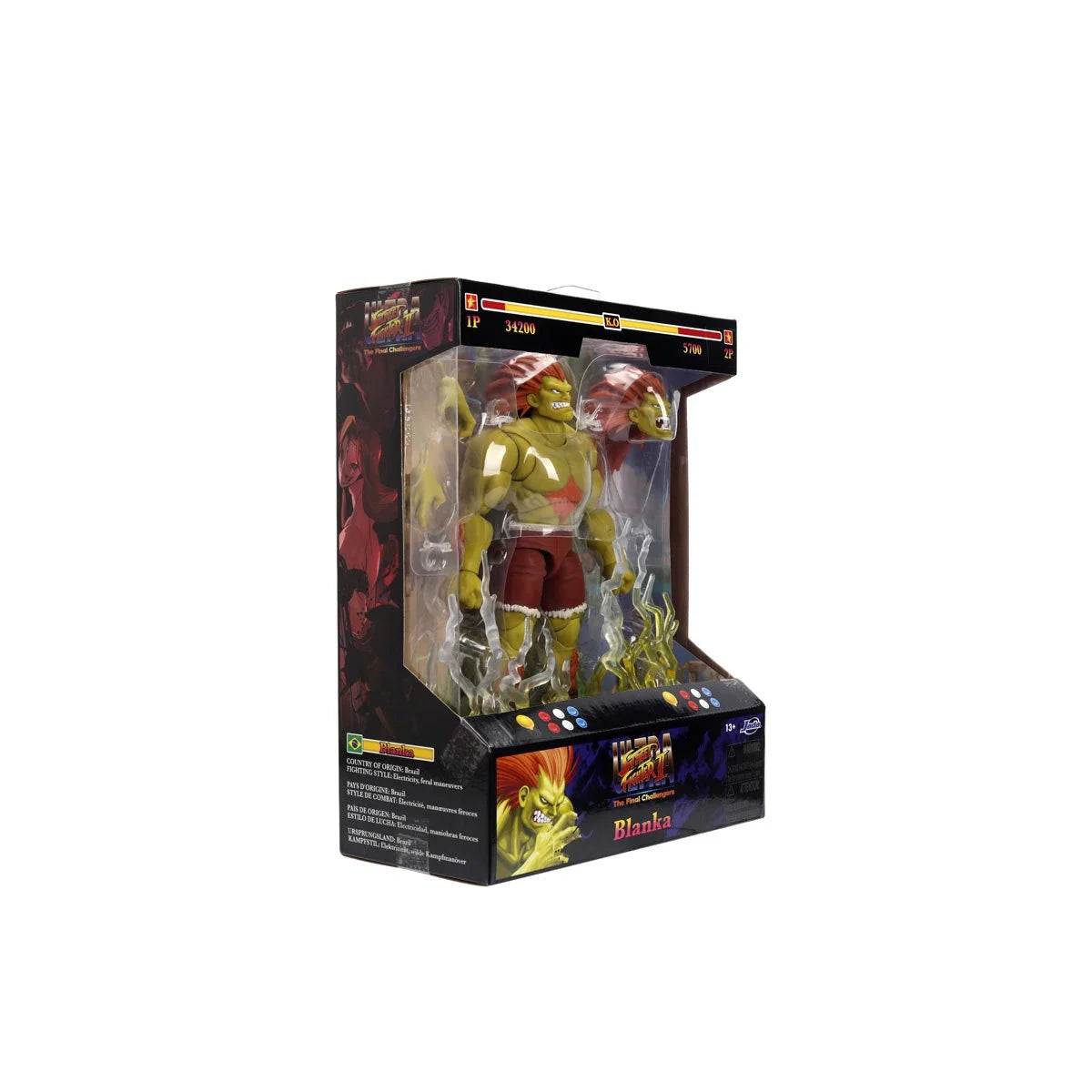Jada Toys Ultra Street Fighter II Blanka Deluxe Action Figure
