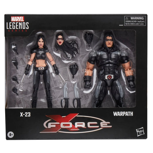 X-Force Marvel Legends Series X-23 & Warpath 6-Inch Scale Action Figures