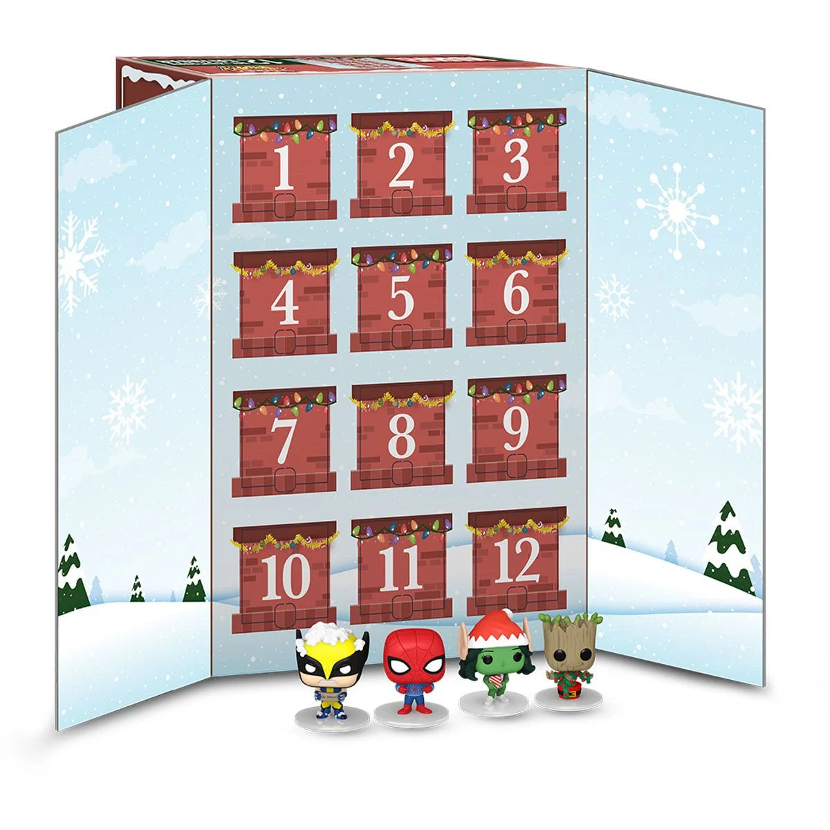 Funko Pocket Pop! Marvel 12-Day Countdown 2024 Edition Advent Calendar