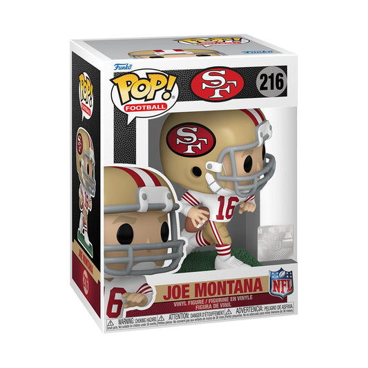 Funko Pop! NFL: Legends Joe Montana (Away) Vinyl Figure #216 with protector box
