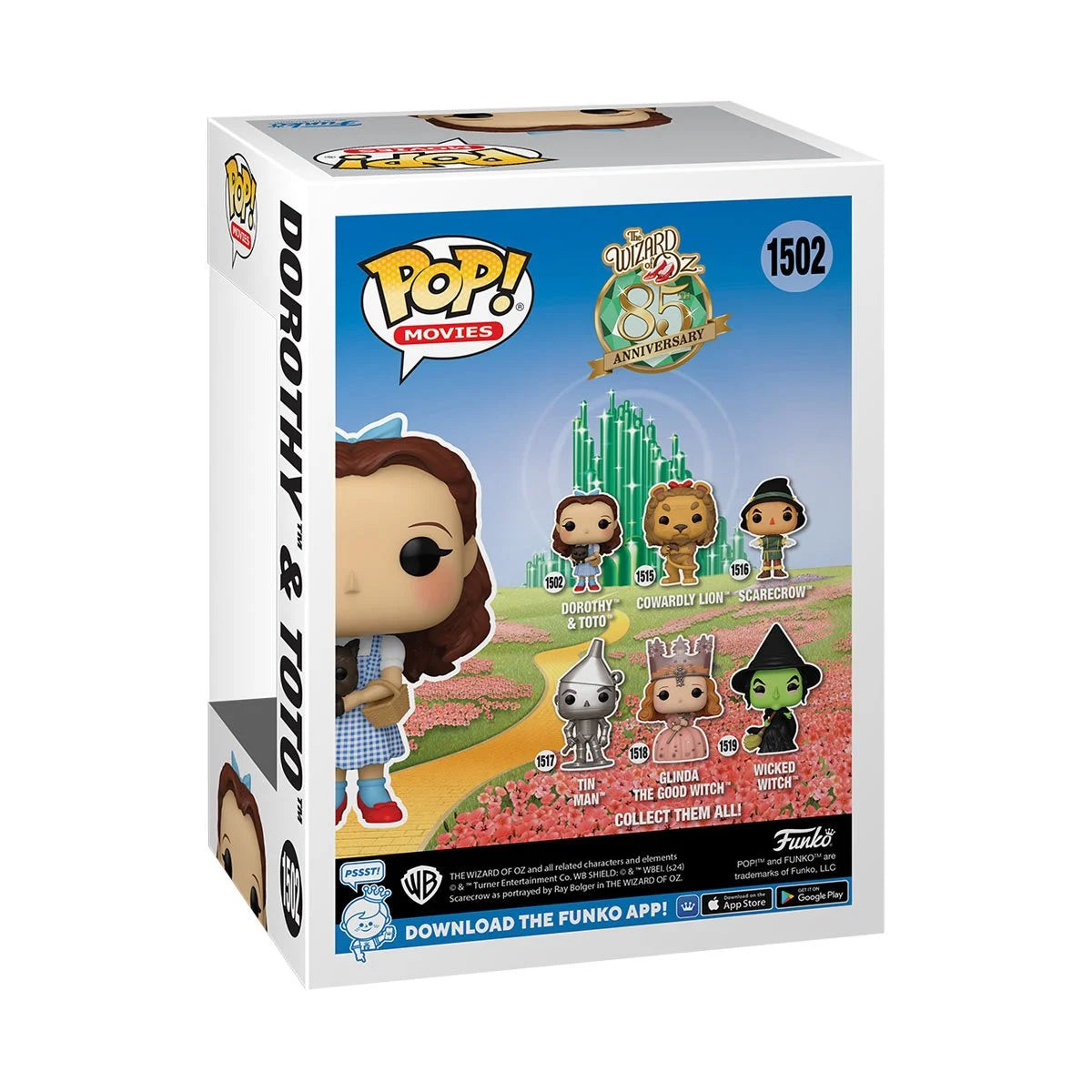 The Wizard of Oz Dorothy and Toto Funko Pop! Vinyl Figure #1502