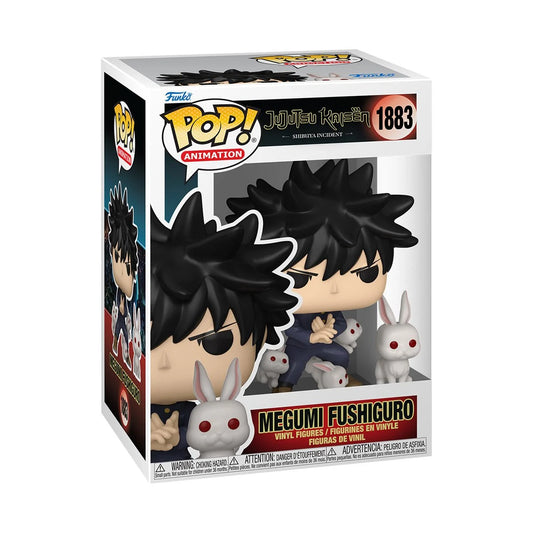 Funko Pop! Jujutsu Kaisen Megumi Fushiguro with Rabbits Vinyl Figure and Buddy #1883