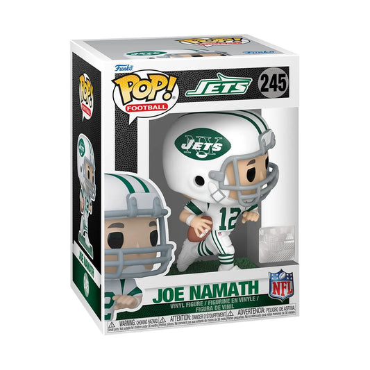 Funko Pop! NFL Legends Jets Joe Namath Vinyl Figure #245 with protector box