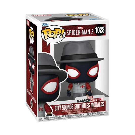 Funko Pop! Spider-Man 2 Video Gamerverse City Sounds Suit Miles Morales Vinyl Figure #1028