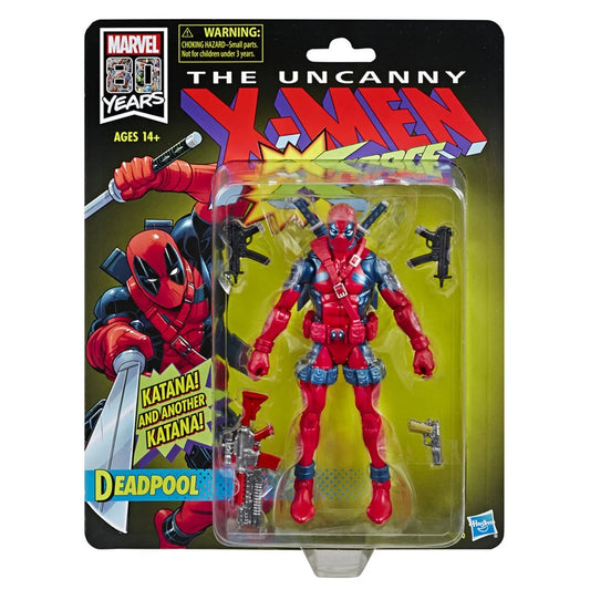 Marvel Legends X-Men X-Force Retro 6-Inch Deadpool Action Figure - Exclusive