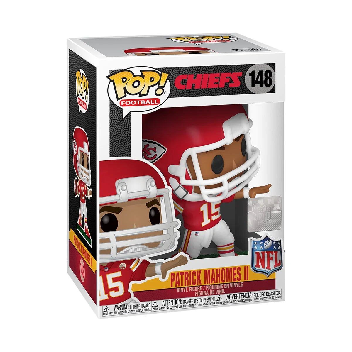 Funko Pop! NFL Kansas City Chiefs Patrick Mahomes II Vinyl Figure #148