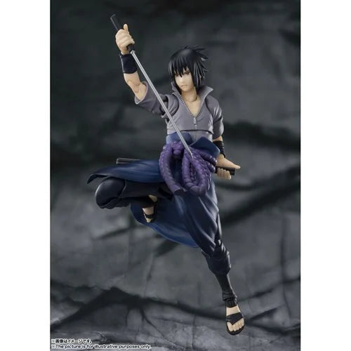 S.H.Figuarts Naruto Shippuden Sasuke Uchiha He Who Bears All Hatred Action Figure