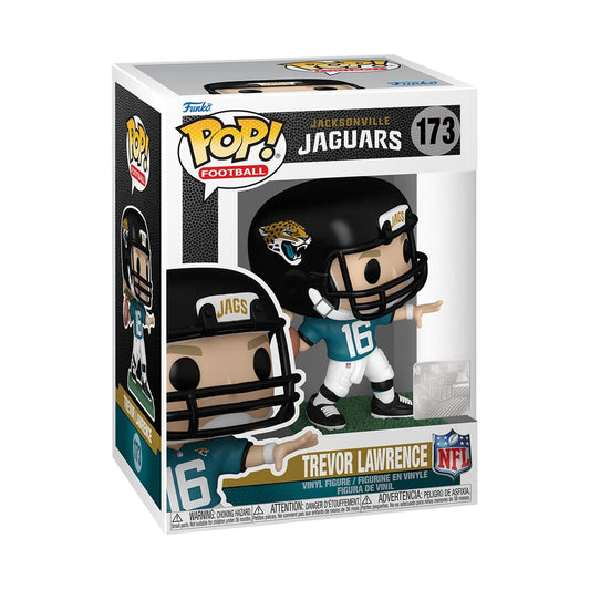 Funko Pop! NFL Jacksonville Jaguars Trevor Lawrence Vinyl Figure #173 with protector box