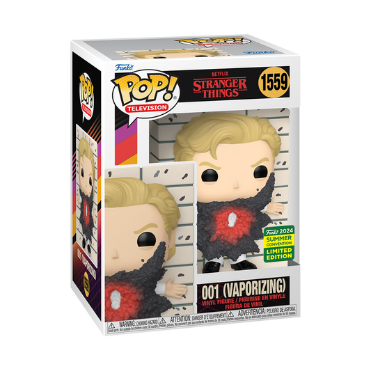 Funko Pop! Stranger Things Season 4 001 (Vaporizing) Vinyl Figure #1559 2024 SDCC Exclusive