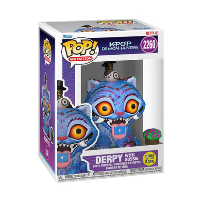 KPop Demon Hunters Derpy with Sussie Glow-in-the-Dark Funko Pop! Vinyl Figure #2260