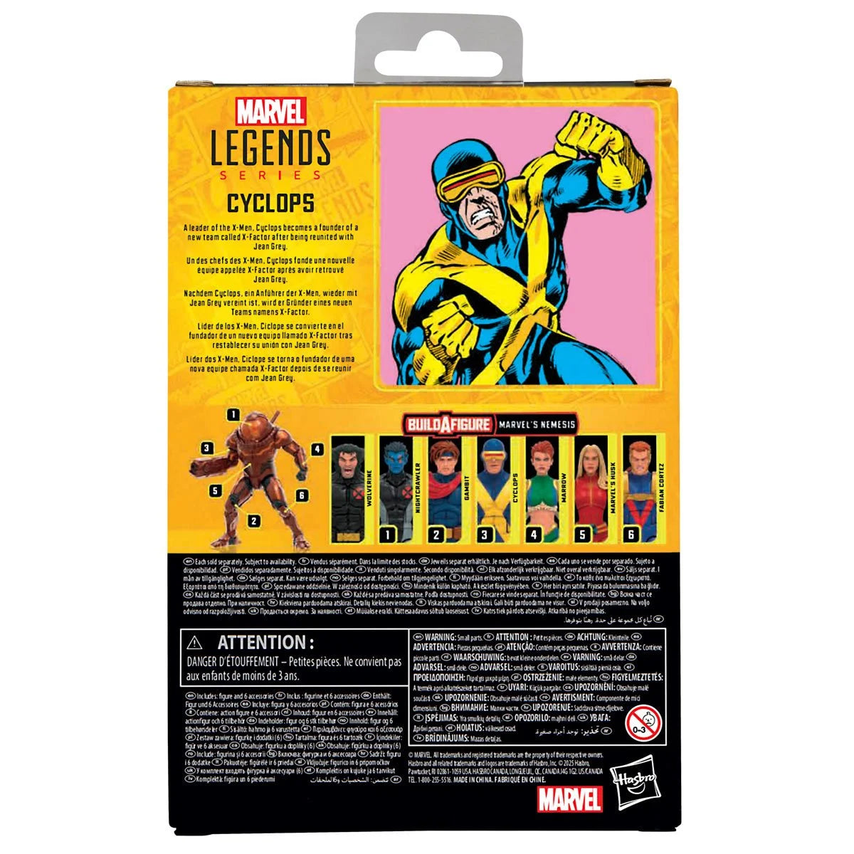 Marvel Legends X-Men X-Factor Cyclops Action Figure Nemesis BAF