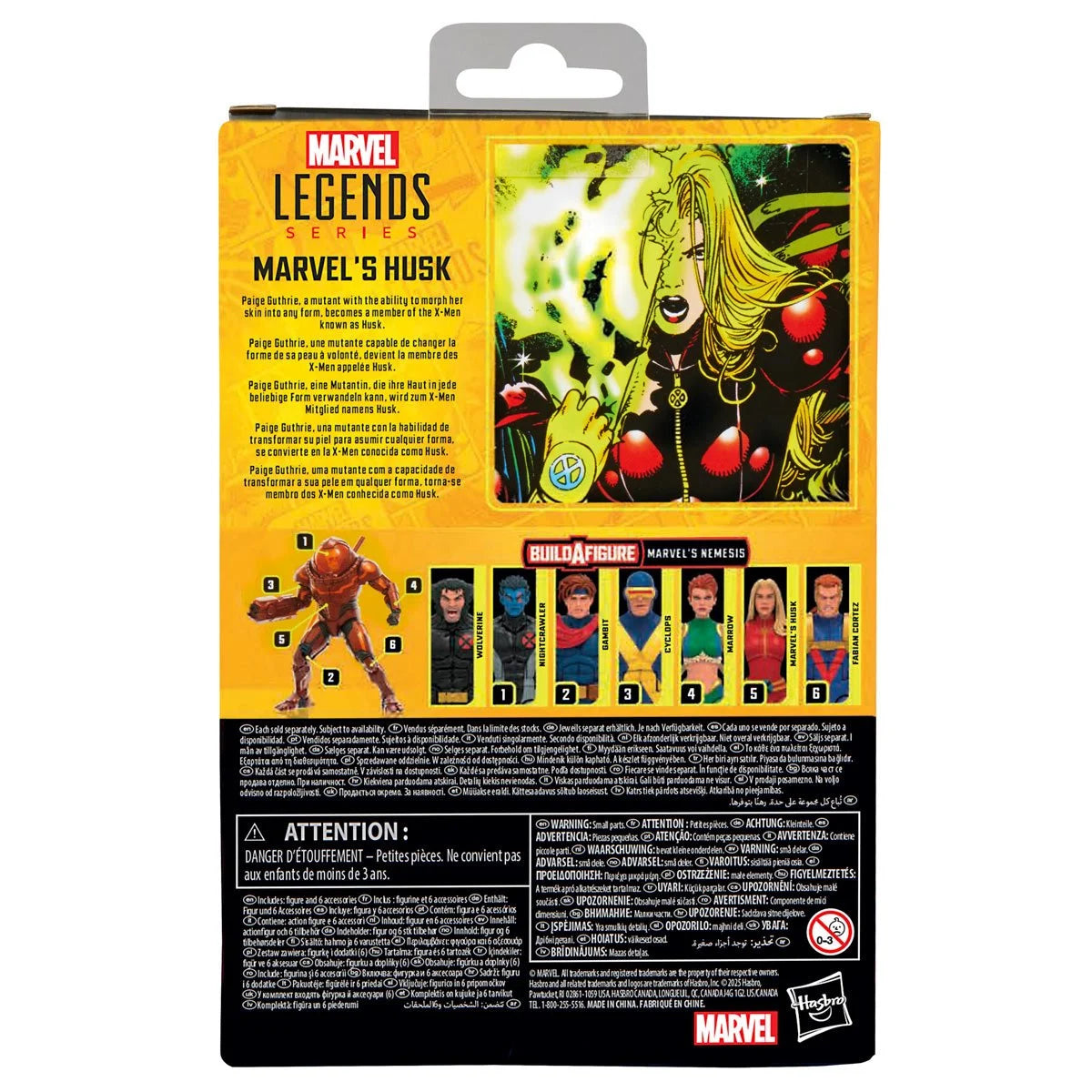 Marvel Legends X-Men Husk Action Figure Nemesis BAF