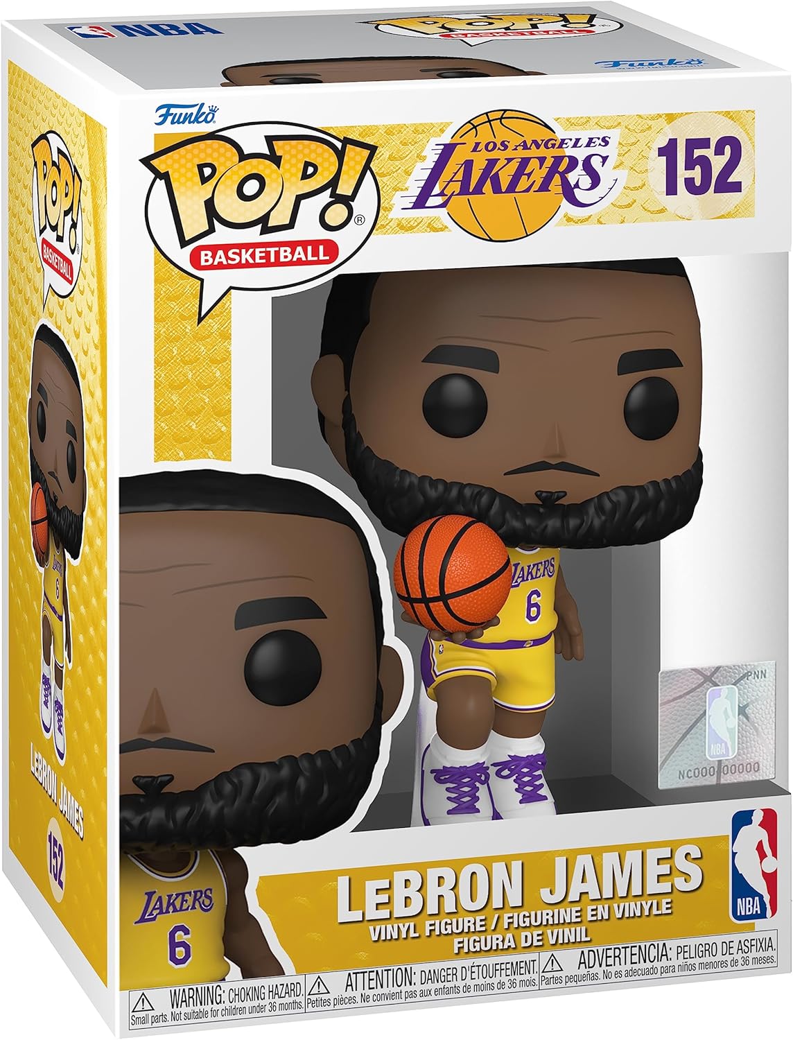 NBA Lakers LeBron James #6 Funko Pop! Vinyl Figure #152