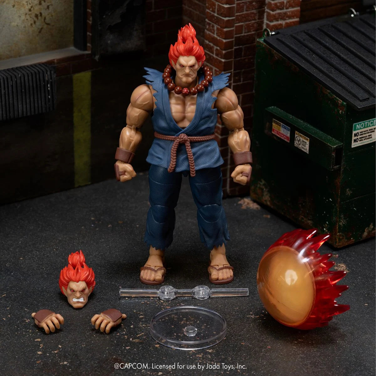 Jada Toys Ultra Street Fighter II Akuma 6-Inch Action Figure