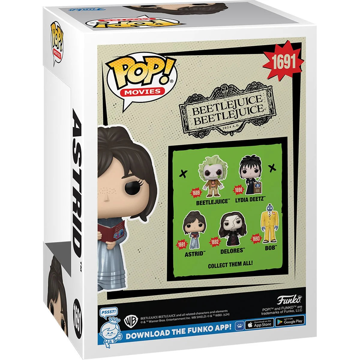 Funko Pop! Beetlejuice 2 Astrid with Handbook Vinyl Figure #1691