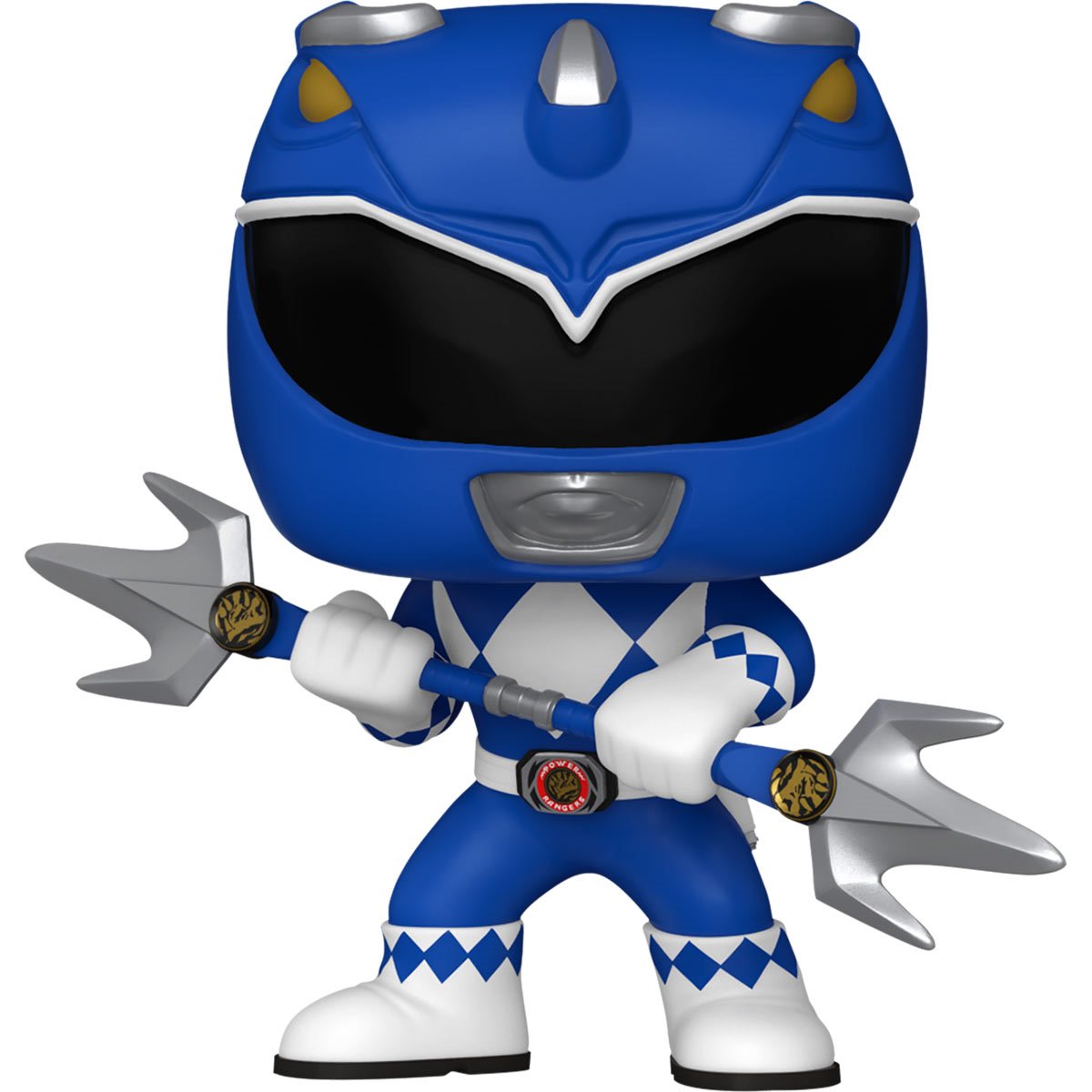 Funko Pop! Mighty Morphin Power Rangers 30th Anniversary Blue Ranger Vinyl Figure #1372 with protector box