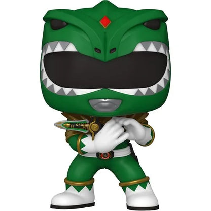 Funko Pop! Mighty Morphin Power Rangers 30th Anniversary Green Ranger Vinyl Figure #1376 with protector