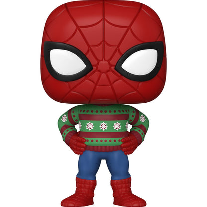 Funko Pop! Marvel Holiday Spider-Man Sweater Vinyl Figure #1284