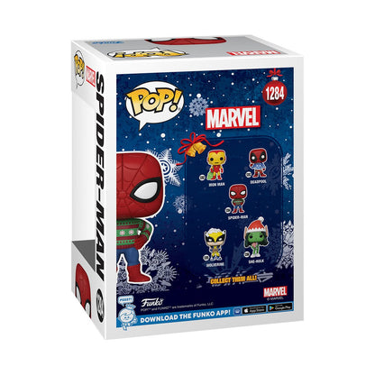 Funko Pop! Marvel Holiday Spider-Man Sweater Vinyl Figure #1284