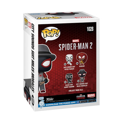 Funko Pop! Spider-Man 2 Video Gamerverse City Sounds Suit Miles Morales Vinyl Figure #1028