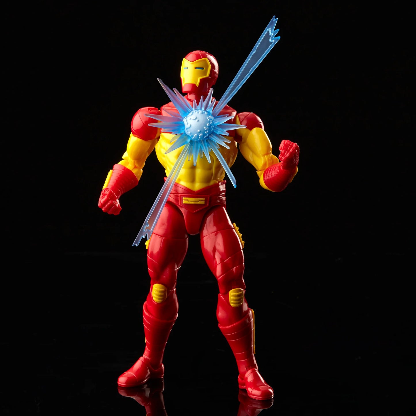 Marvel Legends Series Deluxe Retro Iron Man with Plasma Cannon