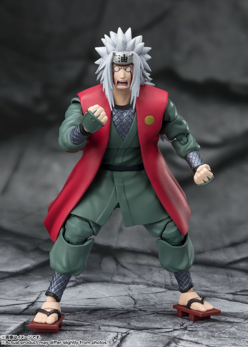 S.H.Figuarts Naruto Shippuden Jiraiya Action Figure - 2023 SDCC Exclusive Edition