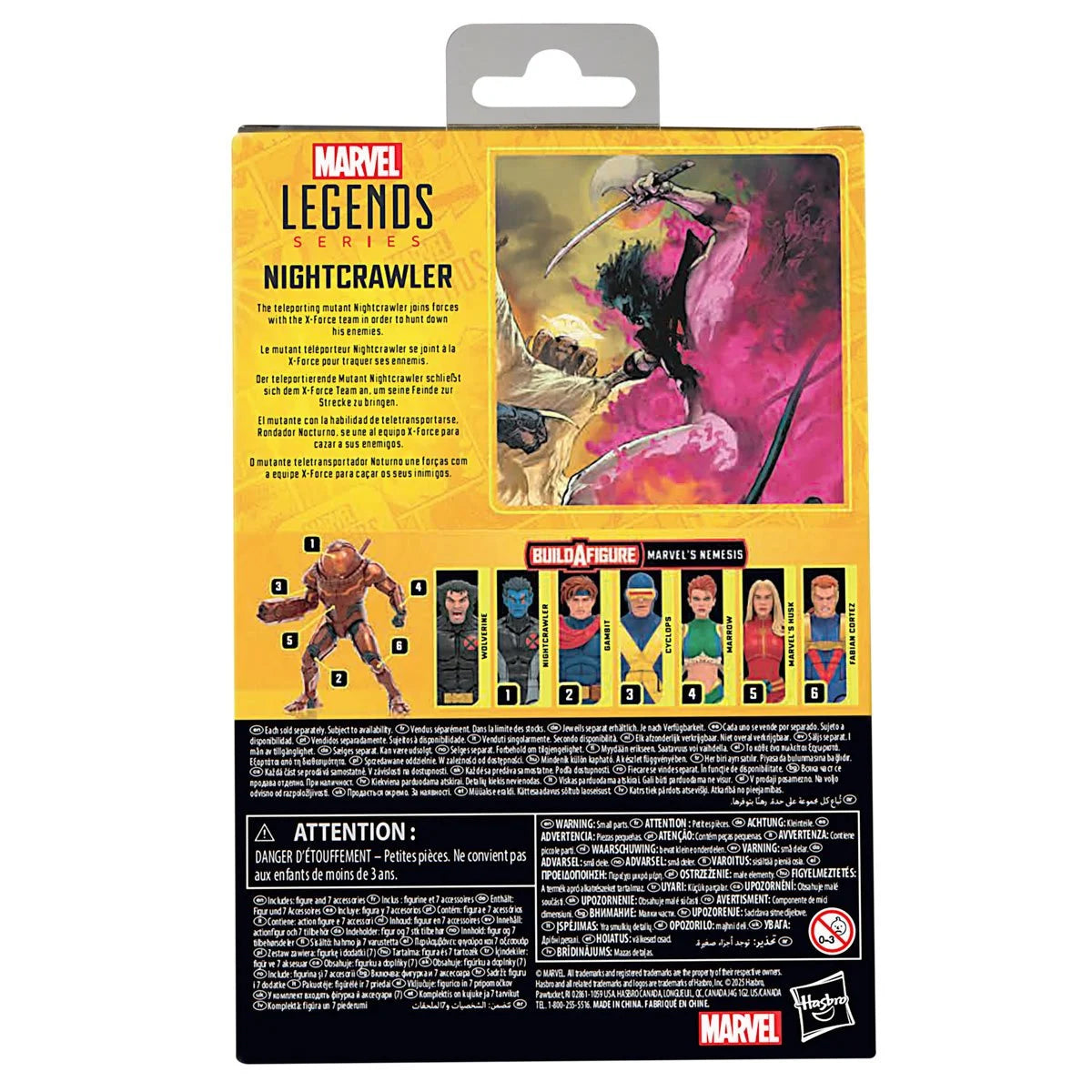 Marvel Legends X-Men X-Force Nightcrawler Action Figure Nemesis BAF
