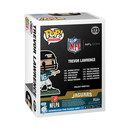 Funko Pop! NFL Jacksonville Jaguars Trevor Lawrence Vinyl Figure #173 with protector box