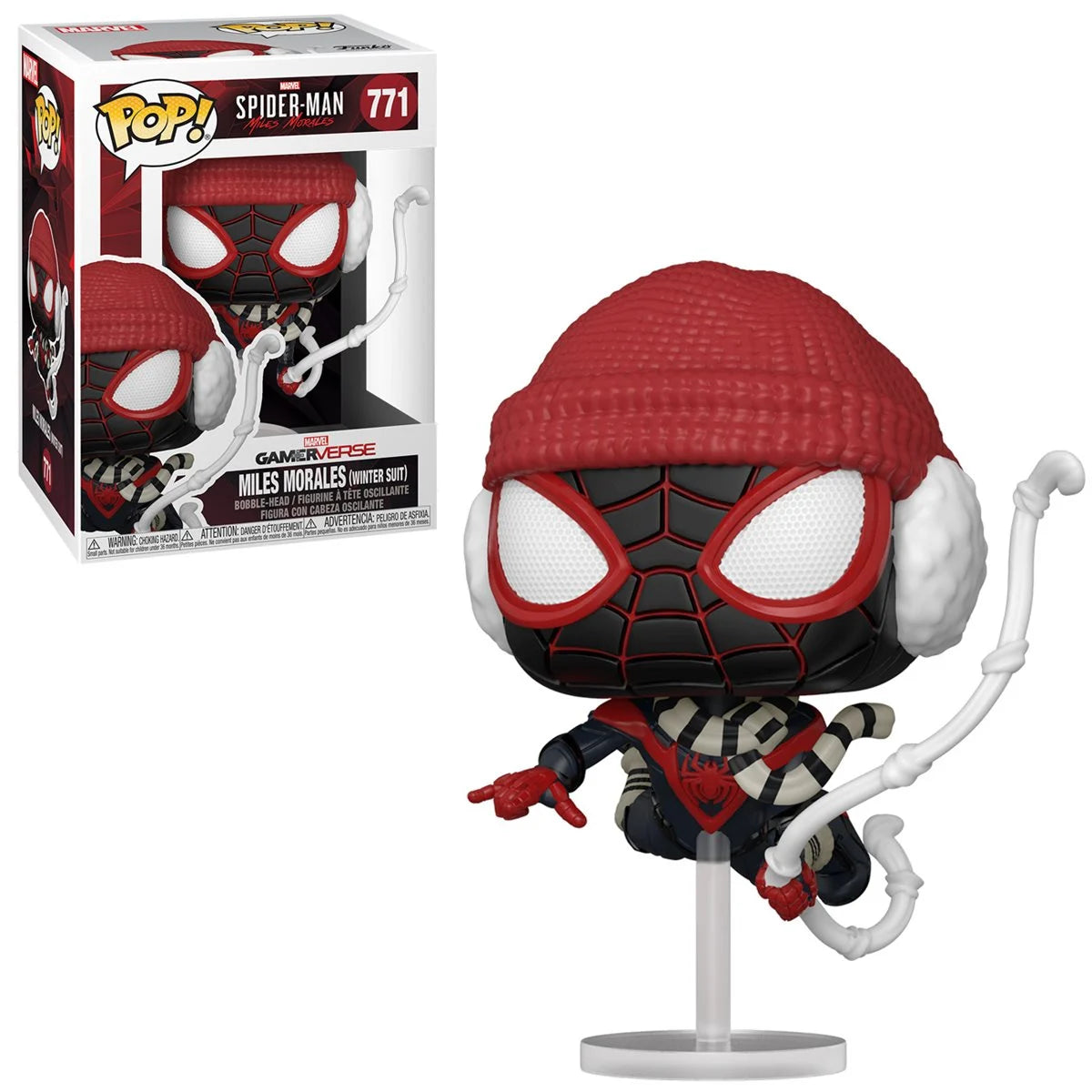 Funko Pop! Marvel Gamerverse Spider-Man: Miles Morales Winter Suit